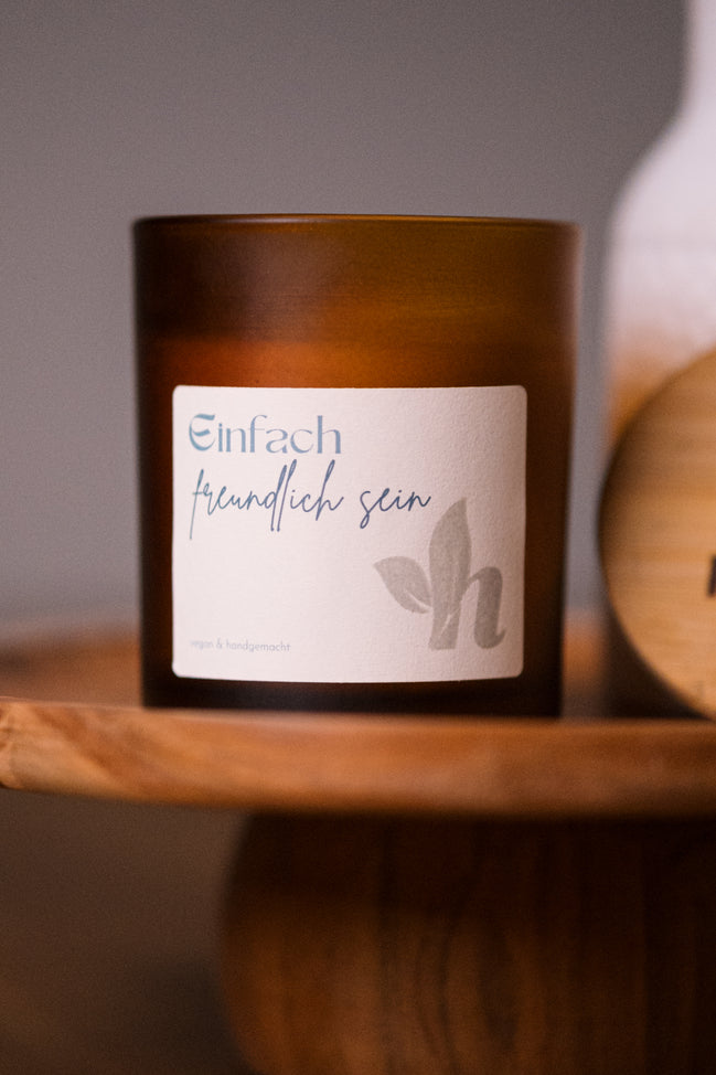 Einfach freundlich sein