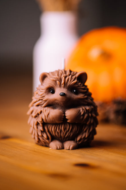 Igel Kerze groß