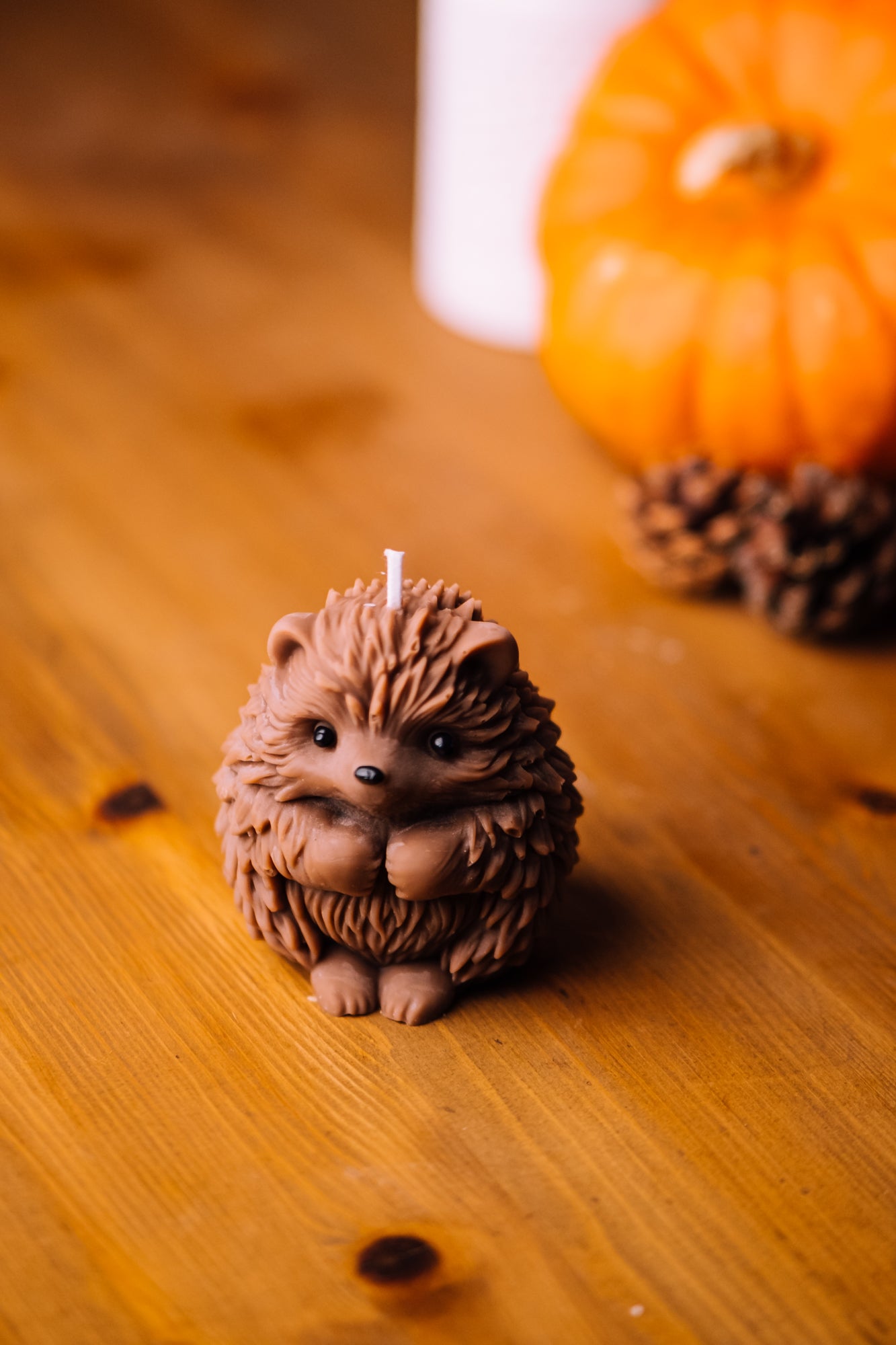 Igel Kerze groß