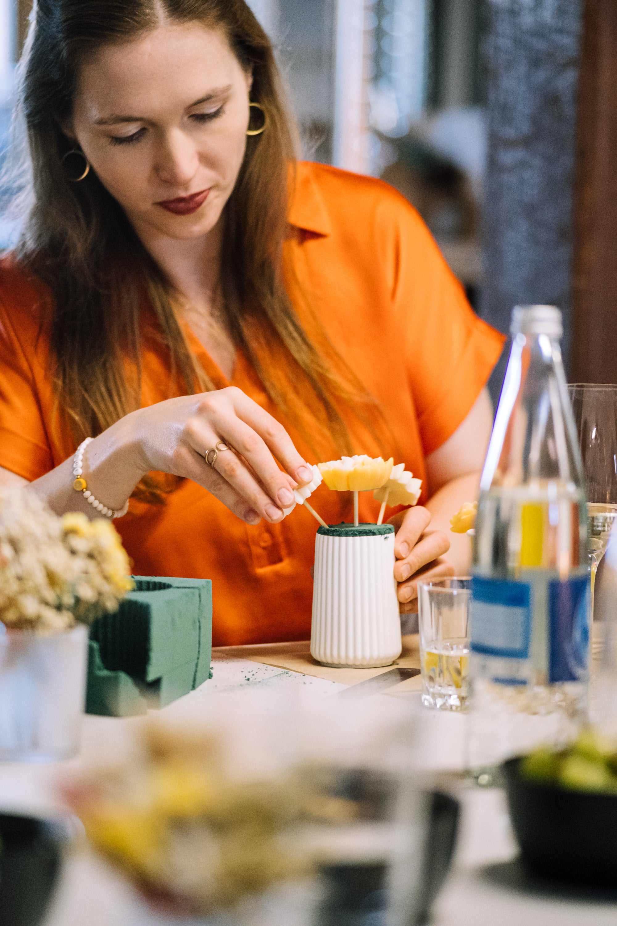 Workshop - Wachsblumenstrauß