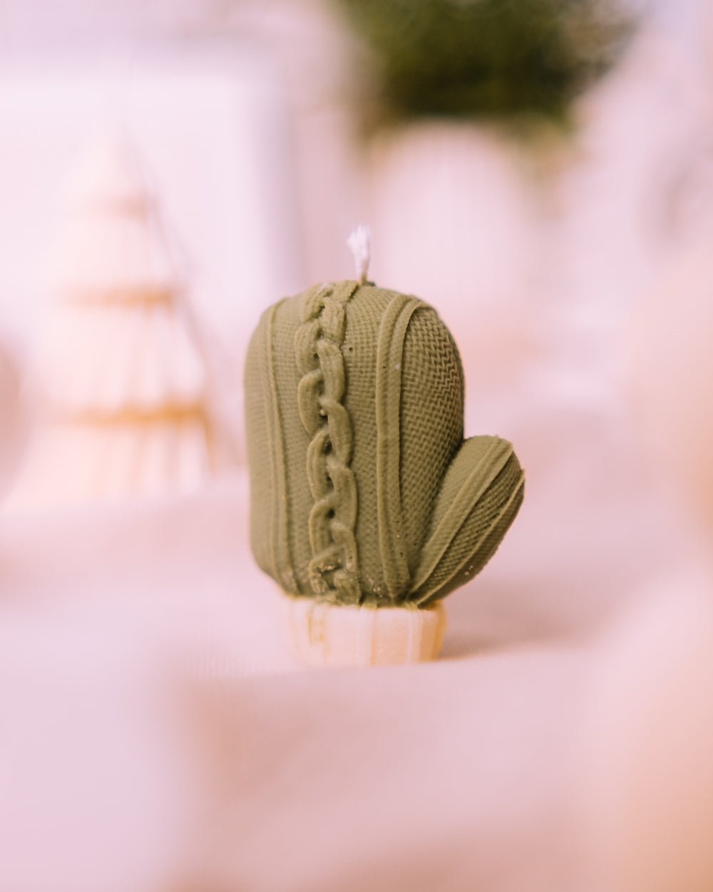 Knuffelhandschuh - Herzton