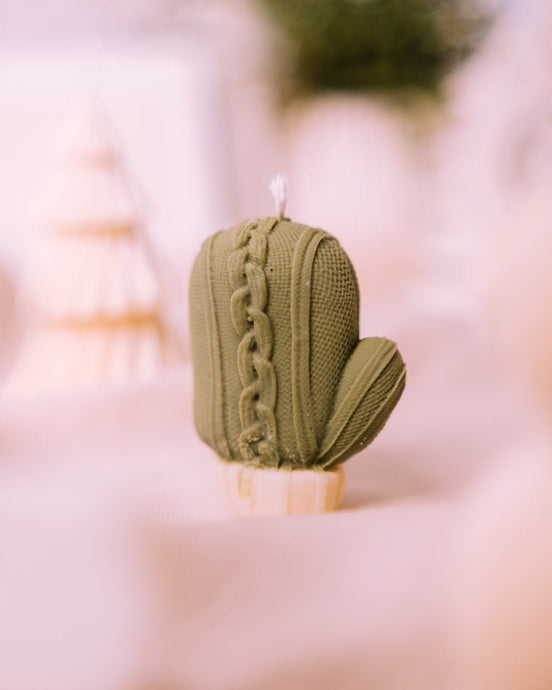 Knuffelhandschuh - Herzton