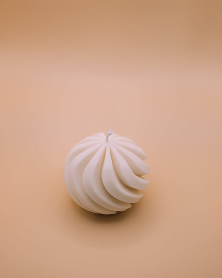 herzton Wave Sphere, Seitenansicht zeigt fließende Wellenform der Spirale