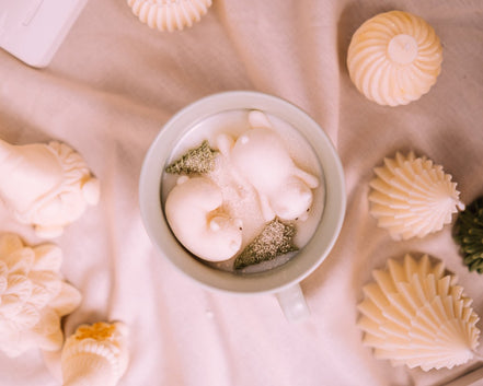 Winterschlaf - Eisbärentasse - Herzton