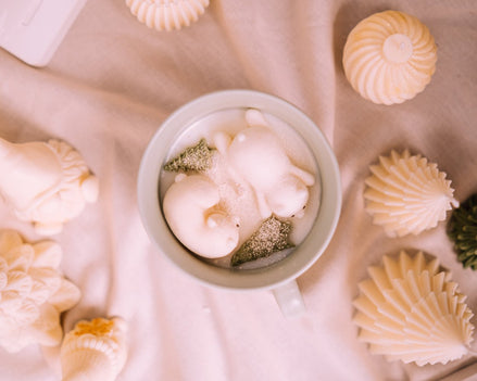 Winterschlaf - Eisbärentasse - Herzton