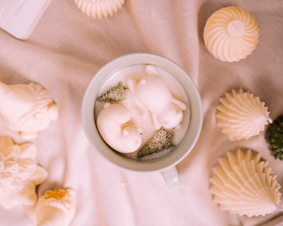 Winterschlaf - Eisbärentasse - Herzton