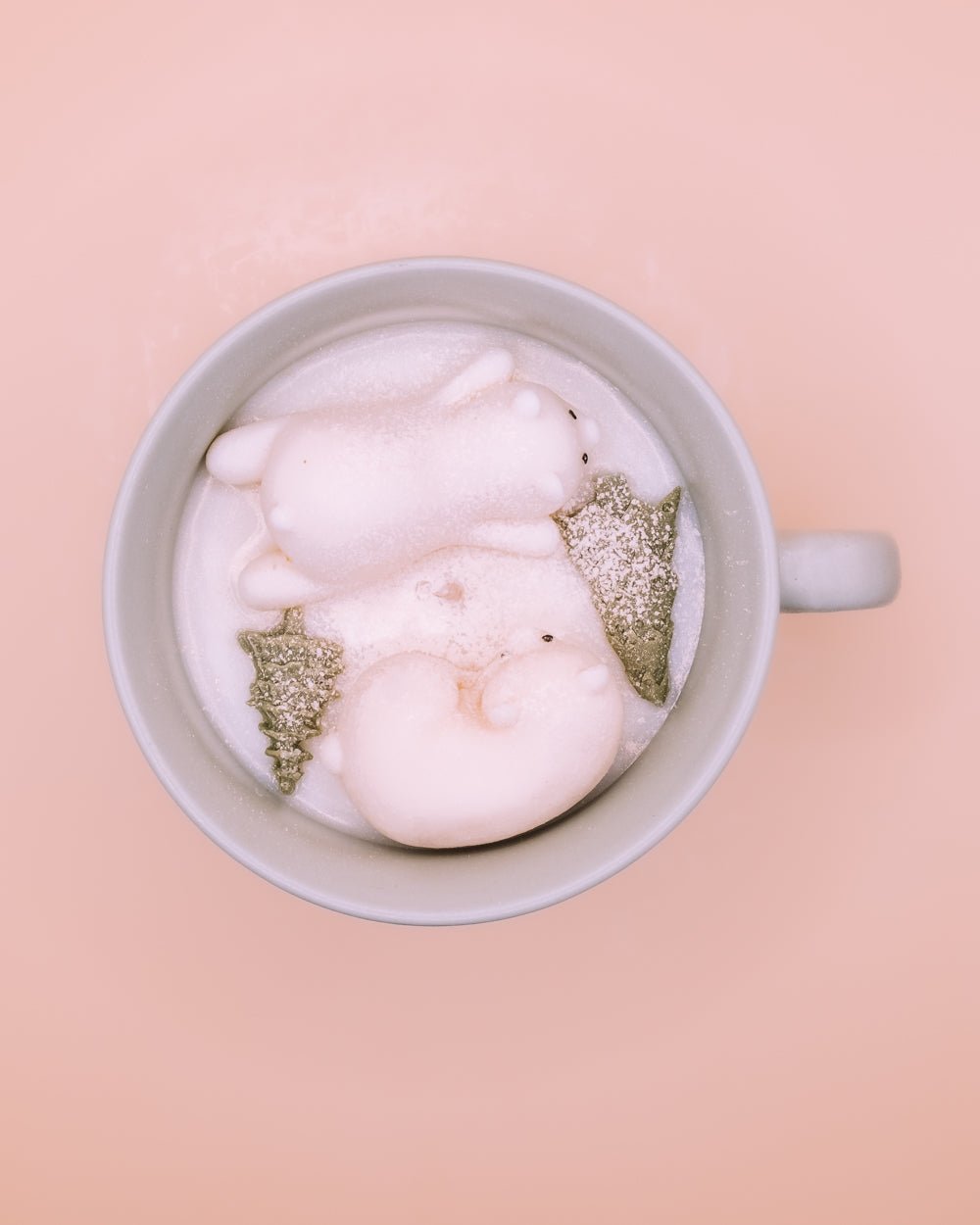 Winterschlaf - Eisbärentasse - Herzton